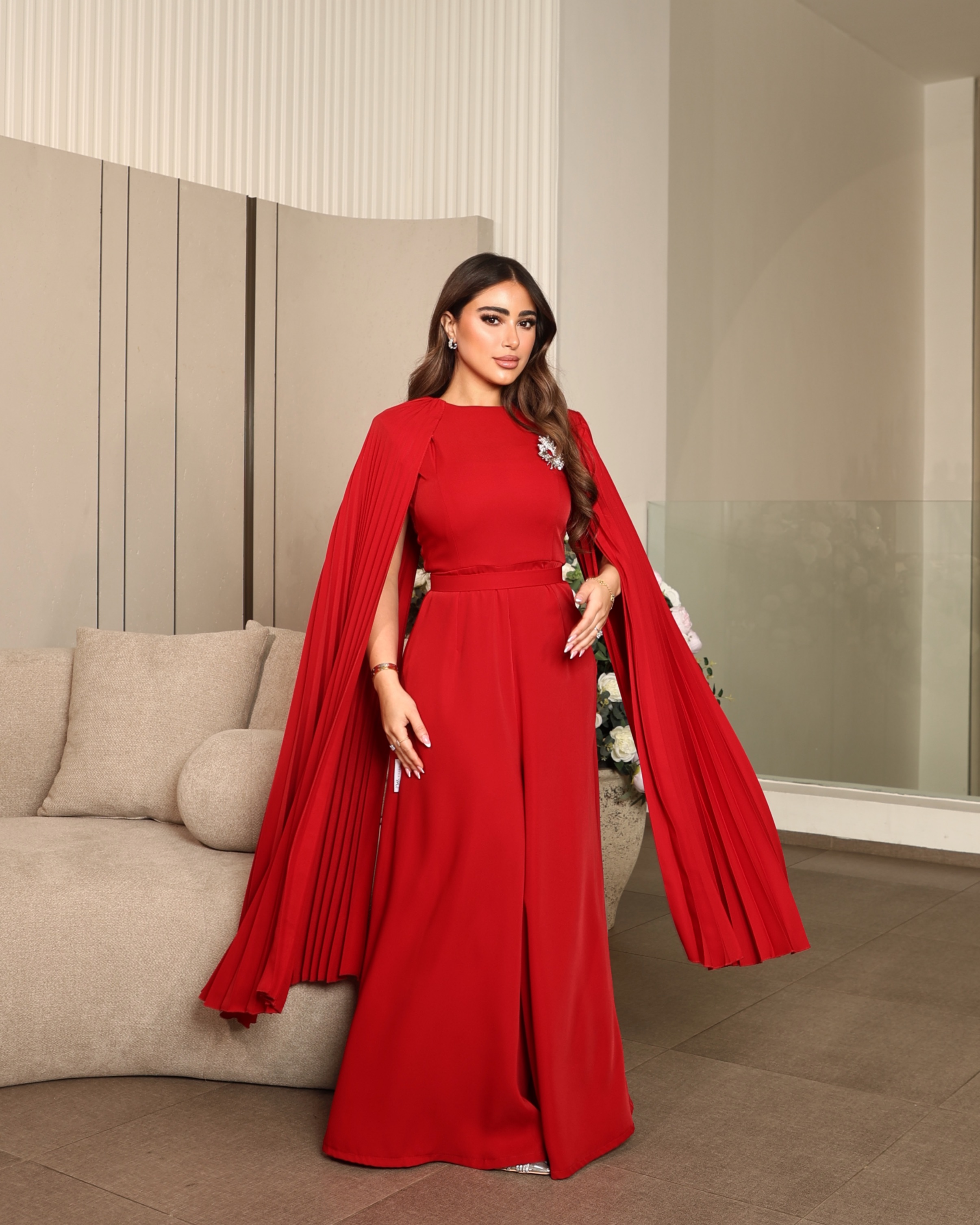 Pleated jumpsuit 26